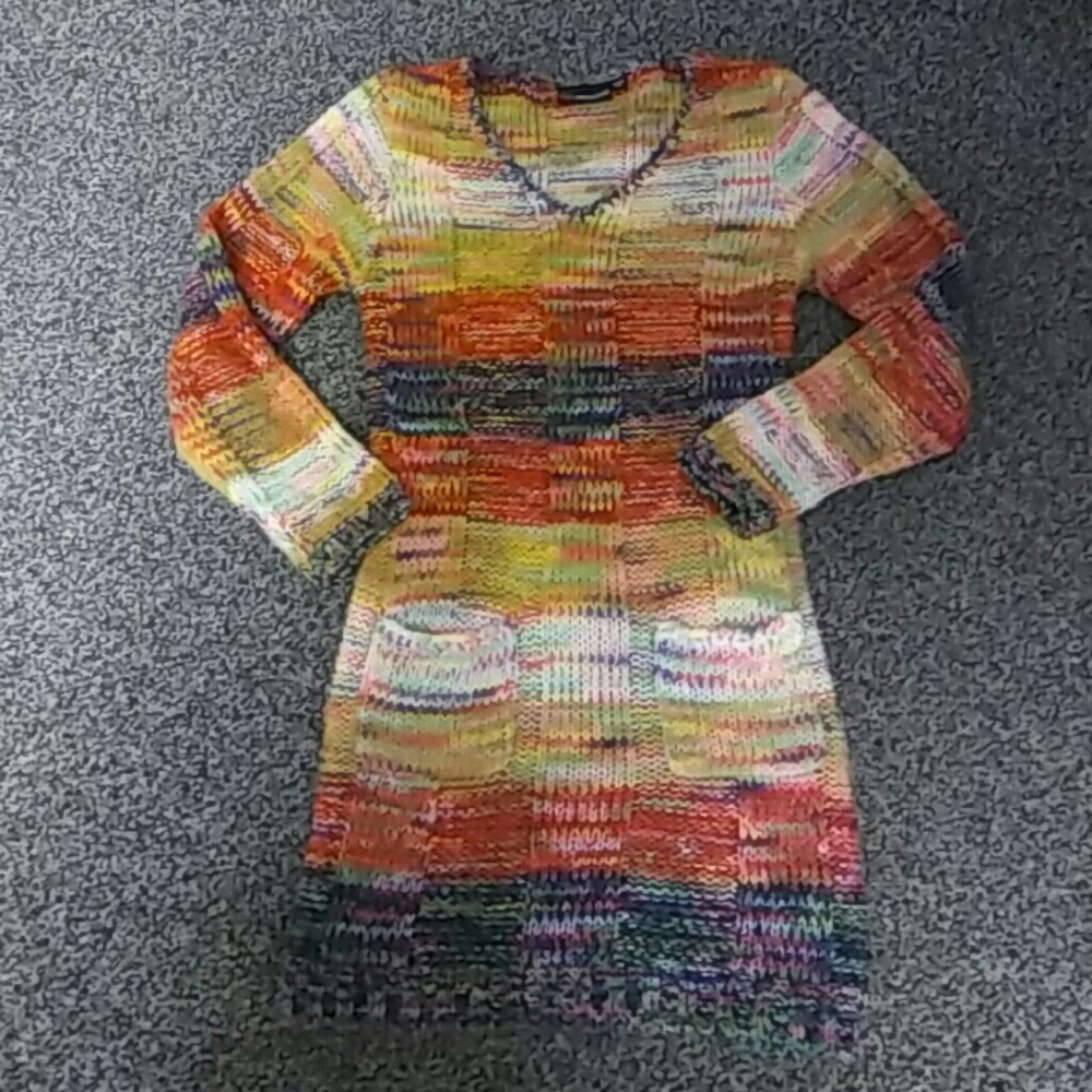 Miss Understood Multicolor Tunic Sweater
